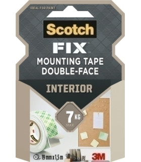 CINTA DOBLE CARA SCOTCH SOPORTE 1,5x19