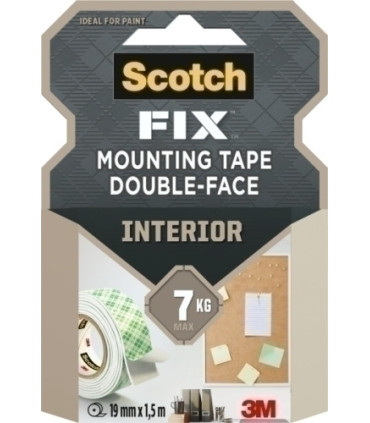 CINTA DOBLE CARA SCOTCH SOPORTE 1,5x19