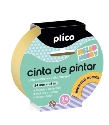 CINTA PINTOR PLICO ESP. CURVA 24x25