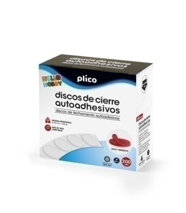 DISCOS CIERRE ADHE.PLICO 20 Ø 200 ROJO