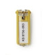 LLAVERO ETIQUETA DURABLE AMARILLO B/6
