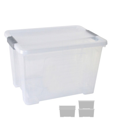 CAJA ALMACENAMIENTO A.2000 20L PP TRANS.