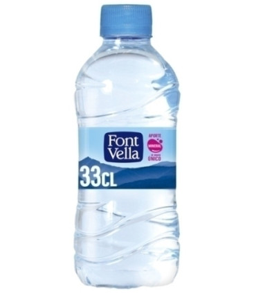 AGUA MINERAL NATURAL FONT VELLA 330ml