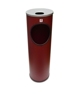 PAPEL.CENICERO CILINDRO METAL B-10 BU