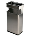 PAPELERA CENICERO METALICA 40 LITROS