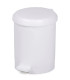 PAPELERA PL. CEP C/TAPA PEDAL 20L BLANCA