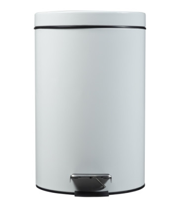 PAPELERA PL. CEP C/TAPA PEDAL 14L GRIS
