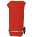 CONTENEDOR PROFESIONAL 120 L. ROJO