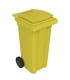 CUBO MULTIUSOS C/RUEDAS 120 L. TAPA AMAR