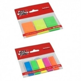 Banderitas Adhesivas Fixo Notes 13x43 Colores Neon Pack De 5