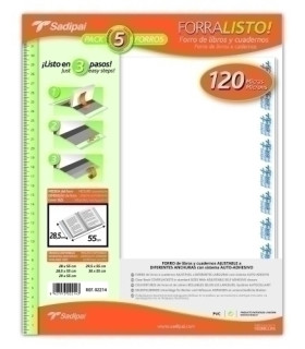 FORRO AJUST.SADIPAL 28,5x55 PVC B/5