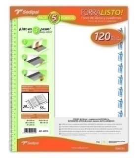 FORRO AJUST.SADIPAL 29x55 PVC B/5