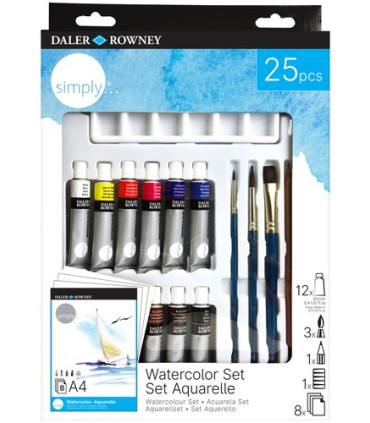 ACUARELAS DALER ROWNEY SIMPLY SET.25