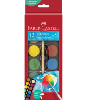 ACUARELAS FABER-CASTELL ESTUCHE DE 12