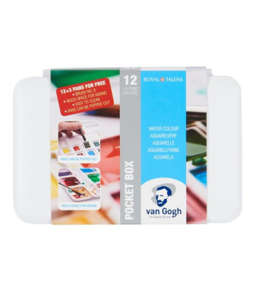ACUARELA VAN GOGH 1/2 PASTILLA CAJA 12 +