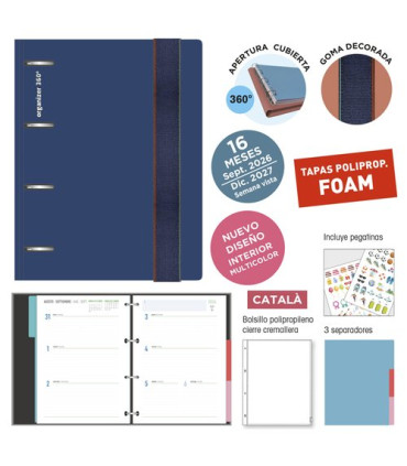 AG.SF.CAT. 16M IKI 180x220 S/V FOAM AZUL