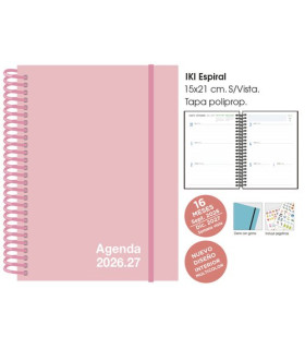 AG.SF. 16M IKI 155x215 S/V PASTEL ROSA