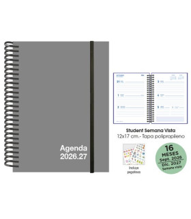 AG.SF. 16M STUDENT 120x170 S/V GRIS