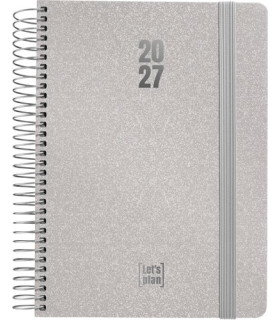 AG.GRAF. METALLIC t.EXTRA A5 D/P PLATA