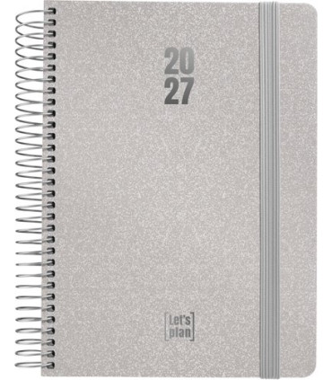 AG.GRAF. METALLIC t.EXTRA A5 D/P PLATA
