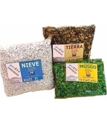 GOMA EVA  CG VIRUTAS 200 g NIEVE
