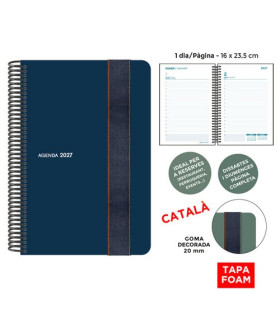 AG.SENF.CAT. FOAM SEOUL 160x235 D/P BLAU