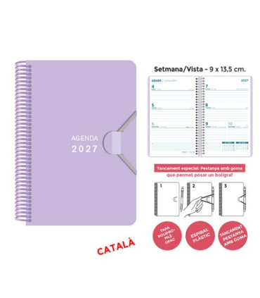 AG.SENF.CAT. MINI 90x135 S/V LILA