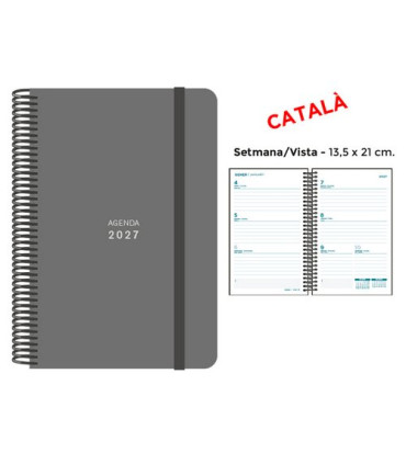 AG.SENF.CAT. UNICOLOR 135x210 S/V GRIS