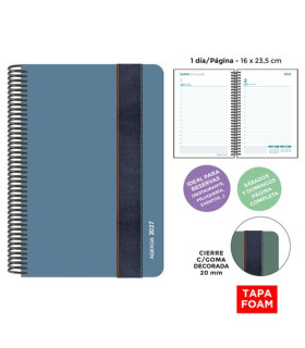 AG.SENF. FOAM SEOUL 160x235 D/P AZUL PLO