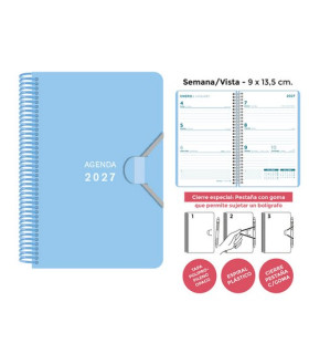 AG.SENF. MINI 90x135 S/V AZUL PASTEL