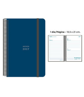 AG.SENF. UNICOLOR 135x210 D/P AZUL OSCUR