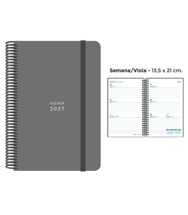 AG.SENF. UNICOLOR 135x210 S/V GRIS