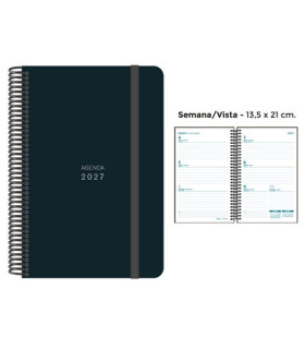AG.SENF. UNICOLOR 135x210 S/V NEGRO