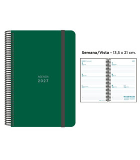 AG.SENF. UNICOLOR 135x210 S/V VERDE OSCU