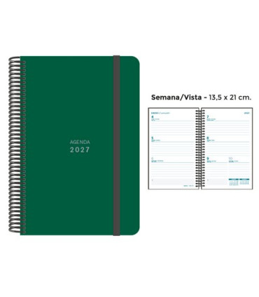 AG.SENF. UNICOLOR 135x210 S/V VERDE OSCU