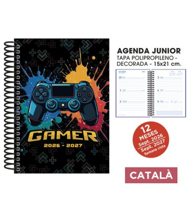 AG.ESC.SF.CAT. JUNIOR 150x210 S/V GAMER