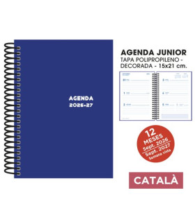 AG.ESC.SF.CAT. JUNIOR 150x210 S/V AZUL