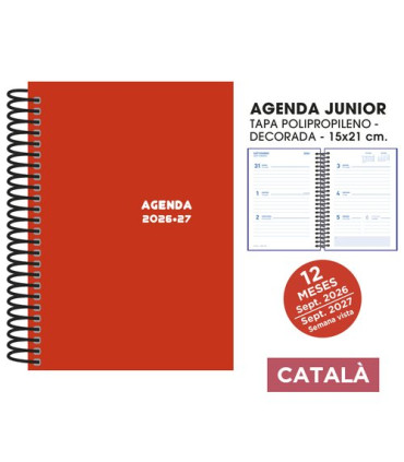 AG.ESC.SF.CAT. JUNIOR 150x210 S/V ROJO