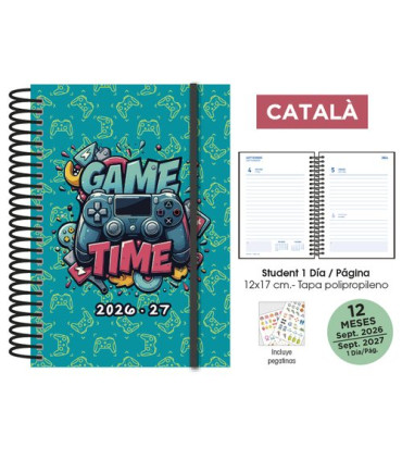 AG.ESC.SF.CAT. STUDENT 120x170 D/P TURQU