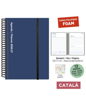 AG.ESC.SF.CAT. STUDENT 120x170 D/P AZUL