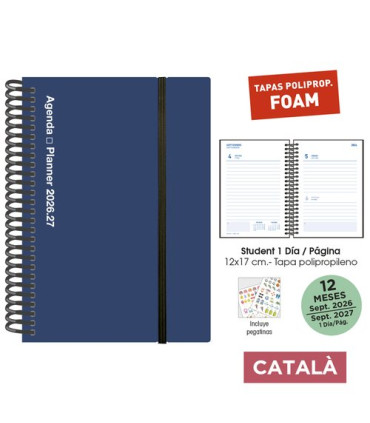 AG.ESC.SF.CAT. STUDENT 120x170 D/P AZUL