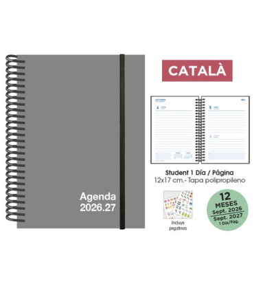 AG.ESC.SF.CAT. STUDENT 120x170 D/P GRIS