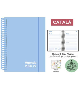 AG.ESC.SF.CAT. STUDENT 120x170 D/P AZUL