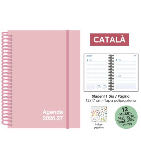 AG.ESC.SF.CAT. STUDENT 120x170 D/P ROSA