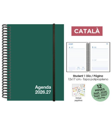 AG.ESC.SF.CAT. STUDENT 120x170 D/P VERDE