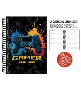 AG.ESC.SF. JUNIOR 150x210 S/V GAMER NEGR