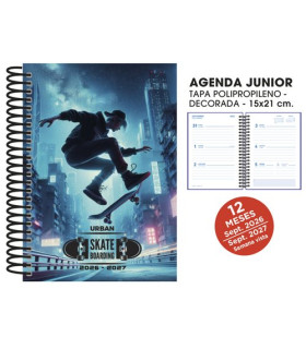 AG.ESC.SF. JUNIOR 150x210 S/V SKATEBOARD