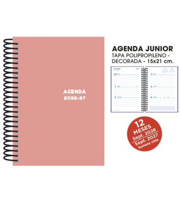 AG.ESC.SF. JUNIOR 150x210 S/V ROSA