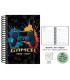 AG.ESC.SF. STUDENT 120x170 D/P GAMER NEG