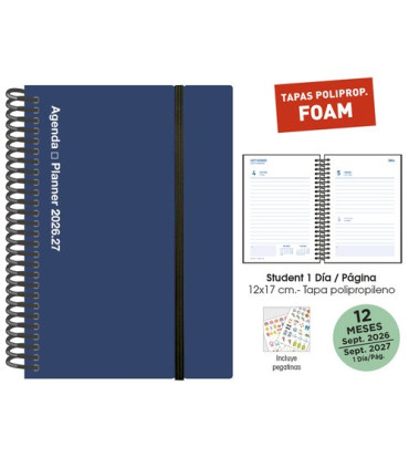 AG.ESC.SF. STUDENT 120x170 D/P AZUL